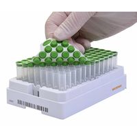 アズワン 96well format用Push Cap プレート一体型 ピンク色 MP53085 1パック(40マット) 9-1087-16（直送品）