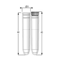 アズワン ノンコードプッシュキャップチューブ 1.40mL バルク U底タイプ MP32022 1セット(960本) 9-1087-51（直送品）
