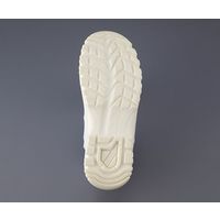 アズワン アズピュアクリーン安全ブーツ(ファスナー付き・ショートタイプ) 22.0cm TCBS-SN 1足 1-2268-42（直送品）