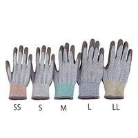 アズワン アズツール耐切創手袋(レベル3・コート有) ピンク SS 4-3078-05 1双（直送品）