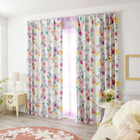 スミノエ DISNEY セミオーダー カーテン プリンセス タングルド 1800×1400mm アイボリー １セット(2枚入)（直送品）