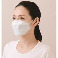 KNー95 接触冷感立体4層構造不織布マスク90枚組 30枚入×3箱 ベージュ a2765930 1セット(30枚入×3箱) トレードワン（直送品）