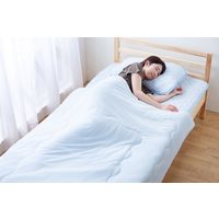 アイリスオーヤマ 冷感肌掛け布団　シングル　ブルー HFC-S 1枚（直送品）
