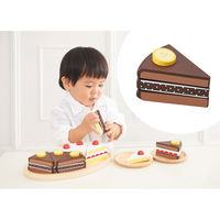 エド・インター 木のままごとあそび チョコバナナケーキ おままごと・おもちゃ 1個