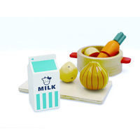 エド・インター 木のままごとあそび しぼりたて ミルク おままごと・おもちゃ 1個