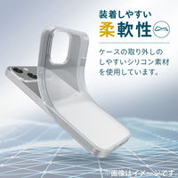 iPhone SE 第3・2世代/8/7 用 ケース カバー シリコン ブラック PM-A22SSC2BK エレコム 1個（直送品）