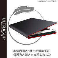 Galaxy S22 レザーケース 手帳型 UltraSlim 薄型 ブラック PM-G221PLFUBK エレコム 1個