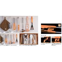 田辺金具 抗菌耐熱ストッパー付マルチトングホワイト 270 2089112 1本（直送品）