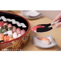 田辺金具 お寿司トング 白 180mm 2089342 1本