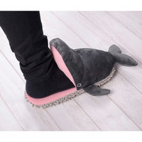 セトクラフト SF-4062 モップスリッパ(ガブリ)クジラ 1足（直送品）