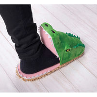 セトクラフト SF-4063 モップスリッパ(ガブリ)ワニ 1足（直送品）