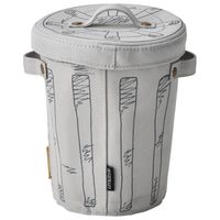 セトクラフト SF-9401 小物入れ(TRASH CAN)シルバー 1個（直送品）