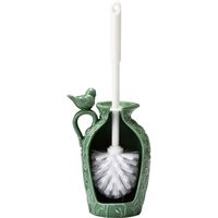 セトクラフト SP-1921-GR トイレブラシスタンド(ボタニカル)緑 1個（直送品）