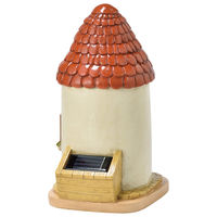 セトクラフト SR-0702 ソーラーオーナメント(赤い屋根) 1個（直送品）