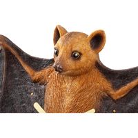 セトクラフト SR-5703 壁掛け時計(コウモリ) 1個（直送品）