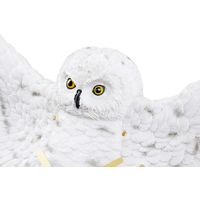 セトクラフト SR-5704 壁掛け時計(シロフクロウ) 1個（直送品）