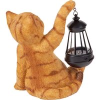 セトクラフト SR-8002 ソーラーオーナメント(CAT)トラ 1個（直送品）