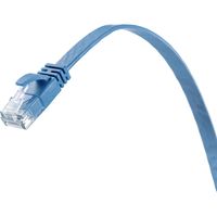 サンワサプライ カテゴリ6AフラットLANケーブル(ブルー・30m) KB-FL6AL-30BL 1本