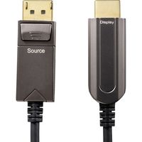 サンワサプライ DisplayPort-HDMI変換光ファイバーケーブル(30m) KC-DPHDFB300 1本（直送品）