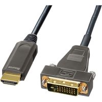 サンワサプライ HDMI-DVI AOC(光ファイバ)ケーブル・10m KM-HD21-FB100 1本