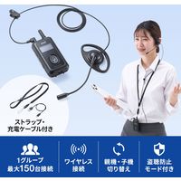 サンワサプライ ワイヤレスガイドシステム MM-WGS3 1個（直送品）