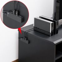 サンワサプライ HDD接続対応・面ファスナー付4ポートUSB2.0ハブ(ブラック) USB-HTV410BKN2 1個