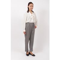 ジョイントカシワギ ストレッチ素材 撥水加工 治療・リハビリ・介護用 裾ファスナー付 パンツ 女性用 股下60cm M グレー（直送品）