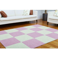 ワタナベ工業 吸着カーペット ぴたパネル 防音（厚さ1cm） 10s ブラウン KPP-4012-10P 1個（直送品）