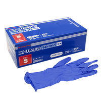 パックスタイル ニトリルライトクイック 粉無S 青　3000枚(200×15) 00652021（直送品）