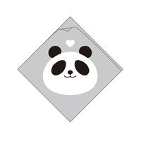 ヤマニパッケージ シュー袋 パンダ 150角 5000枚(100×50) 10-255 1ケース(5000枚入(100枚×50袋))（直送品）