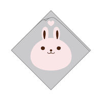 ヤマニパッケージ シュー袋 ウサギ 150角 5000枚(100×50) 10-257 1ケース(5000枚入(100枚×50袋))（直送品）