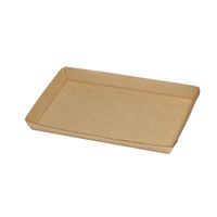 ヤマニパッケージ 紙トレー(ドリンクホール有) 300枚(25×12) 10-390 1ケース(300枚入(25枚×12袋))（直送品）