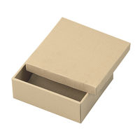 ヤマニパッケージ ナチュラルBOX16号ヒモ無 100枚(50×2) 16-19AN 1ケース(100枚入(50枚×2袋))（直送品）