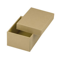 ヤマニパッケージ ナチュラルBOX1号ヒモ無 100枚 16-6N 1ケース(100枚入)（直送品）