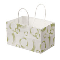 ヤマニパッケージ ふで柄手提袋 マチ広片ツヤ晒(小) 200枚(25×8) 19-594F 1ケース(200枚入(25枚×8袋))（直送品）