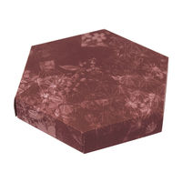 ヤマニパッケージ 19-610A 六角(小)あずき 200枚(100×2) 1ケース(200枚入(100枚×2袋))（直送品）