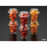 パックスタイル PSミニトマトカップ240 本体 1000枚(50×20) 488212 1ケース(1000枚入(50枚×20袋))（直送品）