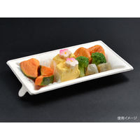 パックスタイル エコ容器 WB麦バガス プレート20-12 パルプモールド プレート本体 白色　1000枚(50×20) 639717（直送品）