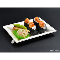 エコ容器 WB麦バガス プレート20-15 パルプモールド プレート本体 白色 800枚(50×16) 639718（直送品）