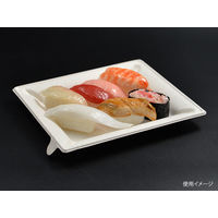 パックスタイル エコ容器 WB麦バガス プレート20-17 パルプモールド プレート本体 白色　600枚(50×12) 639720（直送品）