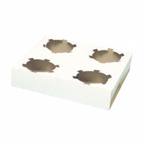 ヤマニパッケージ カップホルダー4穴(L) 500枚 CUP-4 1ケース(500枚入)（直送品）