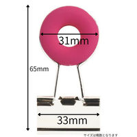 ベロス ドーナツクリップ ローズピンク DCD-11RP 1セット(1個×30)