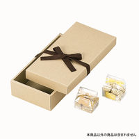 ヤマニパッケージ ナチュラルBOX25号ヒモ付　100枚 16-25（直送品）