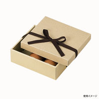 ヤマニパッケージ ナチュラルBOX24号ヒモ付 100枚 16-24 1ケース(100枚入)（直送品）