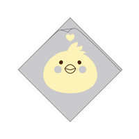 ヤマニパッケージ シュー袋 ヒヨコ 120角 5000枚(100×50) 10-252 1ケース(5000枚入(100枚×50袋))（直送品）