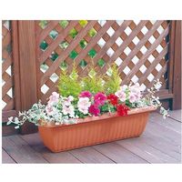 アイリスオーヤマ レリーフプランター650（Tブラウン）　30個（直送品）