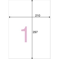 ジョインテックス OAラベル Sエコノミー 全面 500枚 A103J 1セット(5箱)（直送品）