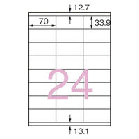 ジョインテックス OAラベルスーパーエコノミー24面500枚A110J　5箱（直送品）