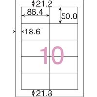 ジョインテックス OAラベルレーザー用SE 500枚 10面 A123J　5箱（直送品）