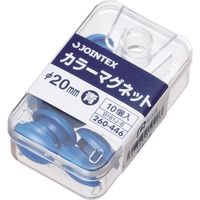 ジョインテックス カラーマグネット 20mm青 10個 B161J-B 1セット(20箱)（直送品）